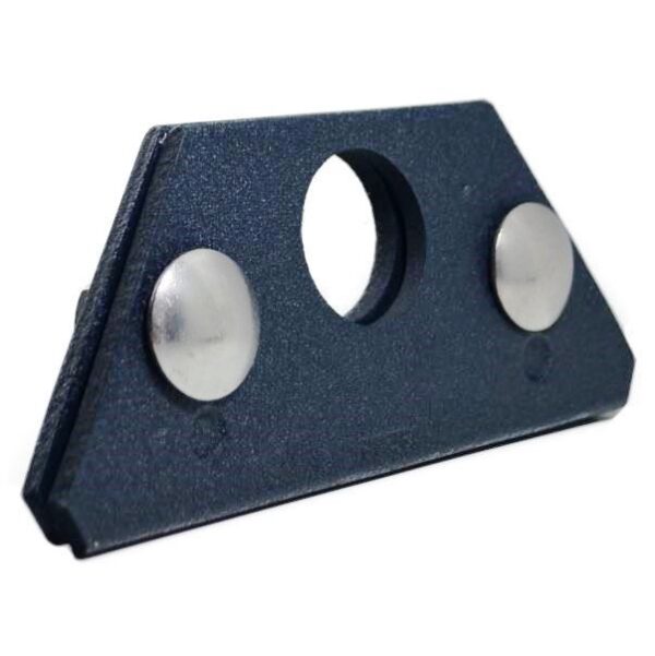 Svorka pre jednorúrkový zachytávač snehu Ø28 mm AL RAL – falcovaná krytina