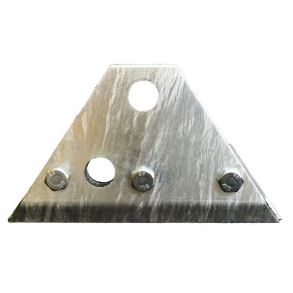 Svorka protisnehovej rúry Ø21,3mm (1/2″) Pz – falcovaná krytina – dvojdierová