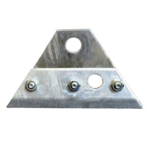 Svorka protisnehovej rúry Ø21,3mm (1/2″) Pz – falcovaná krytina – dvojdierová
