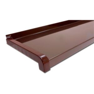 Krytka parapetná PVC, dĺžka nosa 2,5 cm – vonkajšia