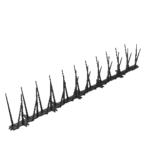 Hroty proti vtákom PVC RAL 9005